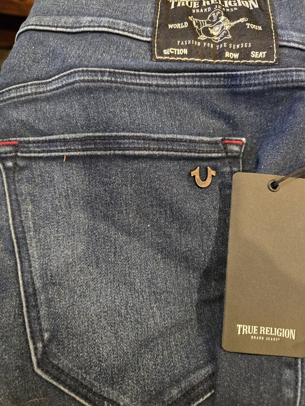 True Religion Men's "Rocco" Relaxed Skinny Jeans. Size 36
